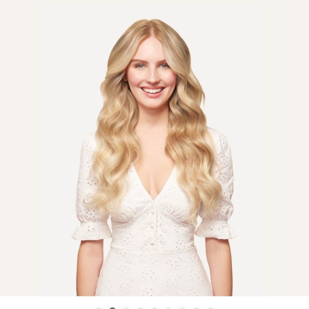 Luxy 20” blonde balayage clip in extensions